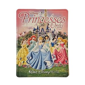 "Disney Princesses Only" 3D Metal Wall Art Print